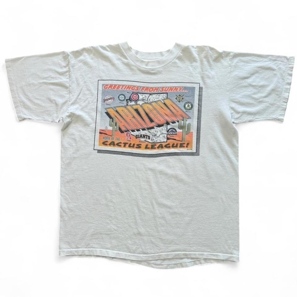 Vintage 1994 Arizona Cactus League Baseball MLB Sports T-shirt Salem USA Large